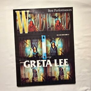 Magazine: Greta Lee - Black Cover Coffee Table Book
